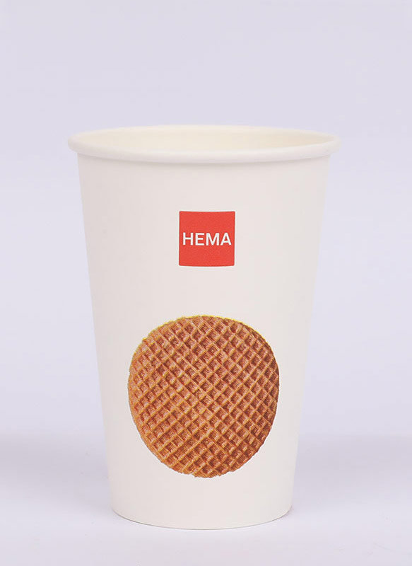 10 oz Almindelig Single Wall Hot Paper Cup